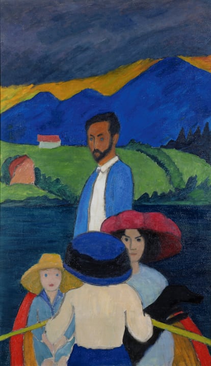 'Paseo en barca' (1910), de Gabriele Münter.