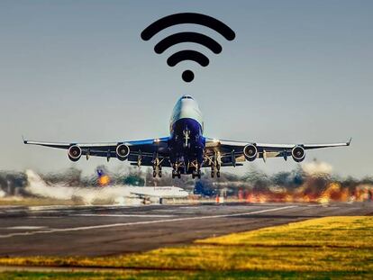 Wifi aviones comerciales