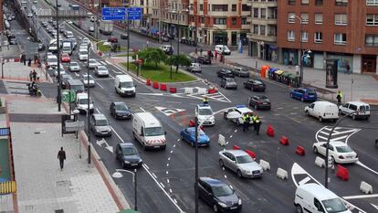 Imagen de la calle Sabino Arana de Bilbao.