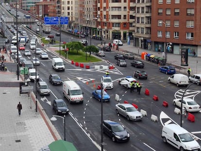 Imagen de la calle Sabino Arana de Bilbao.