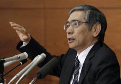 El gobernador del Banco de Japón, Haruhiko Kuroda. EFE/Archivo