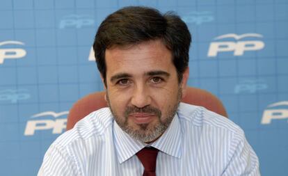 Alfredo Castelló en 2007, cuando era candidato por el PP a la alcaldía de Sagunto.