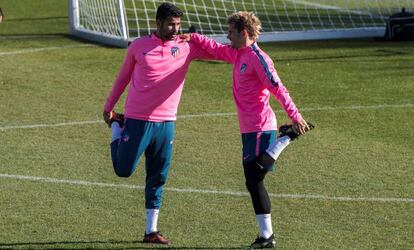 Entrenamiento del Atlético de Madrid