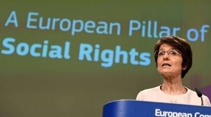 Marianne Thyssen, comisaria europea de Empleo.
