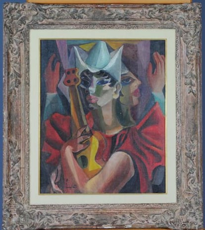 Obra de Di Cavalcanti, que faz parte da exposição.