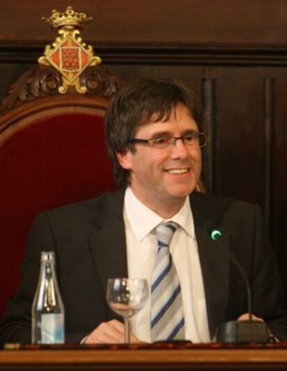 Carles Puigdemont, alcalde de Girona.