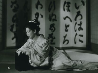 La actriz Kinuyo Tanaka en 'La vida de Oharu, mujer galante' (1952)