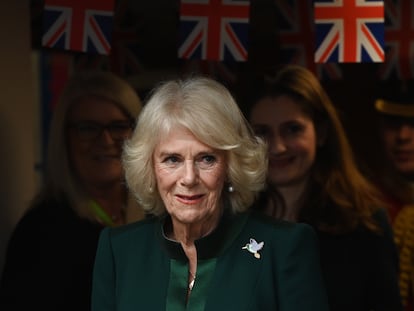 Camilla, the Queen Consort, at Barnardo's Nursery in London on November 24.