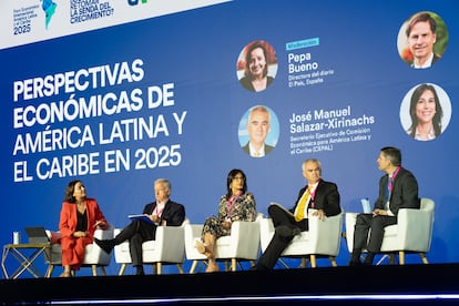 panel de expertos Perspectivas económicas de América Latina y el Caribe en 2025