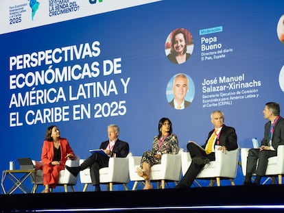 panel de expertos Perspectivas económicas de América Latina y el Caribe en 2025