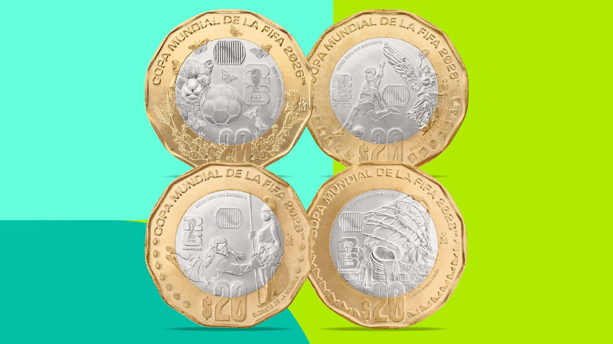 Monedas conmemorativas del Mundial 2026: cómo son, en qué están inspiradas, cuánto cuestan y dónde conseguirlas