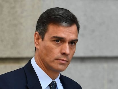 El presidente del Gobierno en funciones Pedro Sánchez.