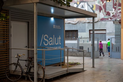 Centro de atención primaria (CAP) Lluis Sayé ubicado en el barrio de El Raval de Barcelona.