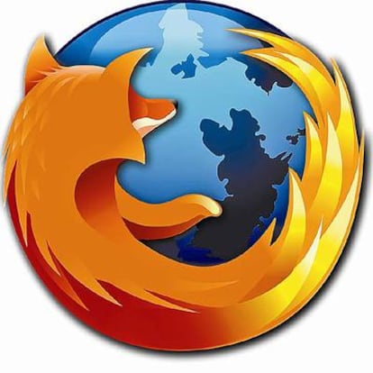 El logotipo de Firefox, el navegador de Mozilla.