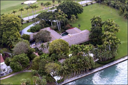 La casa de Julio Iglesias en Indian Creek, en Miami.