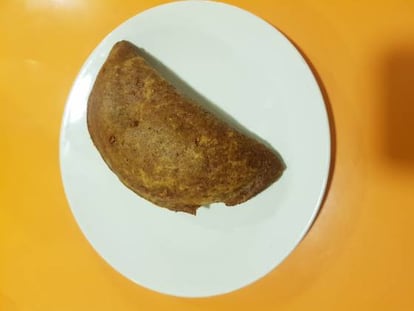 Dentro de esta empanada de El rincón ecuatoriano hay queso