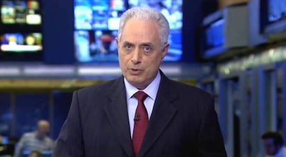 O jornalista William Waack, afastado do Jornal da Globo após fala racista.