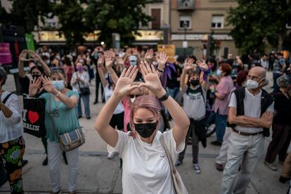 Concentración a favor del aborto libre, el 28 de septiembre en Madrid.
