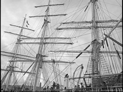 Puerto franc&eacute;s de Brest (Finisterre), que tuvo un gran tr&aacute;fico en el siglo XVIII.