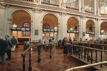 Panorámica de la Bolsa de Madrid.