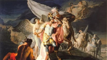 La Fundación Amigos del Museo del Prado ha donado a la institución la primera obra documentada de Goya, ‘Aníbal vencedor, que por primera vez mira Italia desde los Alpes’, con la que completará su colección del artista.