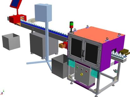 Recreaci&oacute;n virtual de un proyecto de automatizaci&oacute;n industrial desarrollado por &Oacute;rbita Ingenier&iacute;a.