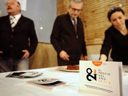 En 2011, menús a 20,11 euros