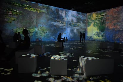 Audiovisual inmersivo en la obra de Monet en el centro Ideal, que se inaugura el viernes en Poblenou.