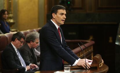 El secretario general del PSOE, Pedro Sánchez, este viernes.