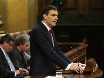 El secretario general del PSOE, Pedro Sánchez, este viernes.