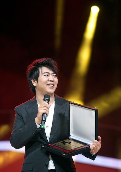 Lang Lang recoge el premio Ondas de la música.