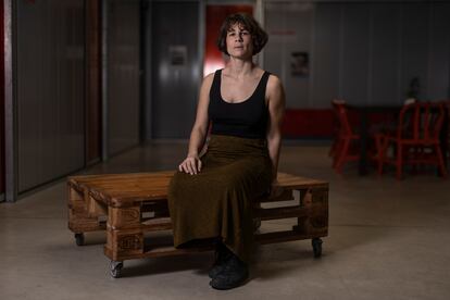 María Palma, fotografiada en La Central del Circ, en Barcelona, el pasado lunes.


