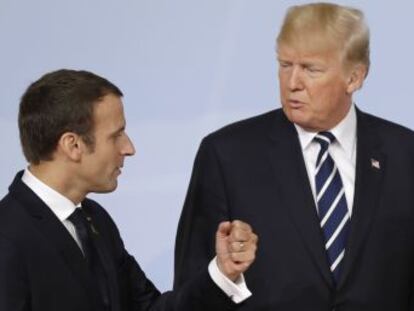El presidente estadounidense trata de rebajar la tensión y el francés quiere deslumbrar a su invitado