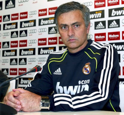 José Mourinho, en rueda de prensa.