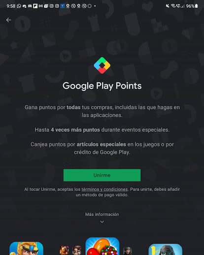 Google Play Points ya disponible en España.