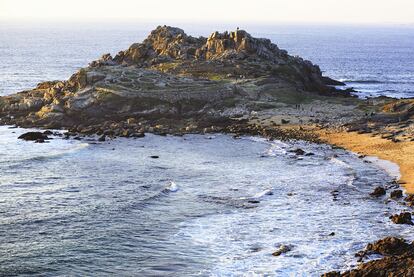 Imagen del castro de Baroña (Porto do Son).