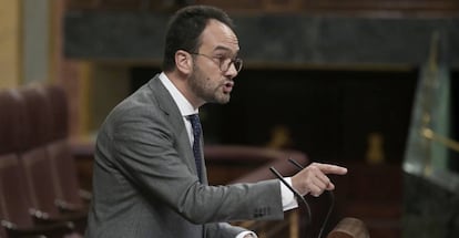 El portavoz del PSOE, Antonio Hernando.