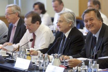 Jean Claude Trichet preside su último Consejo de Gobierno al frente del BCE después de un periodo de ocho años al frente del organismo.