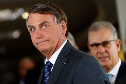 O presidente Jair Bolsonaro, em Brasília.