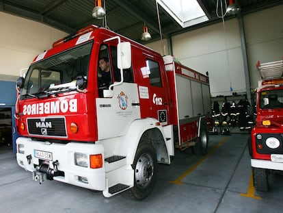 Un vehículo de los bomberos en una imagen de archivo.