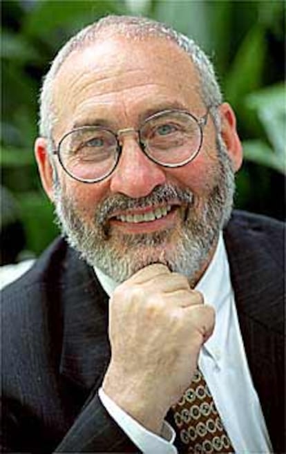 Joseph Stiglitz, tras la entrevista.