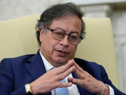 El presidente Gustavo Petro durante una visita presidencial el pasado 20 de abril de 2023.