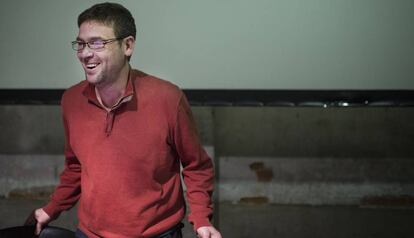 Fachín, en la roda de premsa en la qual va presenta la seva corrent.