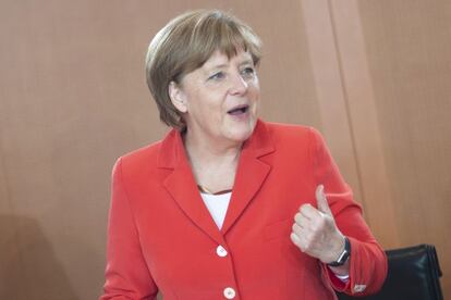 Angela Merkel. 