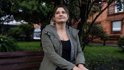 Adriana Mejía Ramírez, gerente de la Escuela de Participación de Bogotá, este viernes en el Instituto Distrital de la Participación y Acción Comunal.