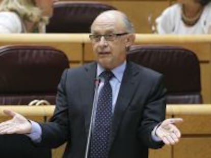 El ministro de Hacienda y Administraciones P&uacute;blicas, Crist&oacute;bal Montoro. 