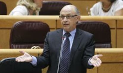 El ministro de Hacienda y Administraciones Públicas, Cristóbal Montoro.
