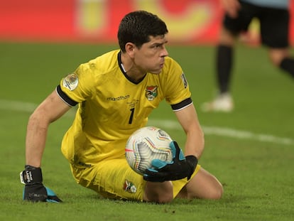 Carlos Lampe, el pasado 24 de junio durante la victoria de Uruguay ante Bolivia (2-0) en la Copa América.