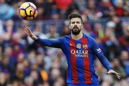 El defensa del FC Barcelona Gerard Piqué.