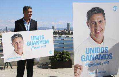 Garcia Albiol en la presentació del nou cartell.